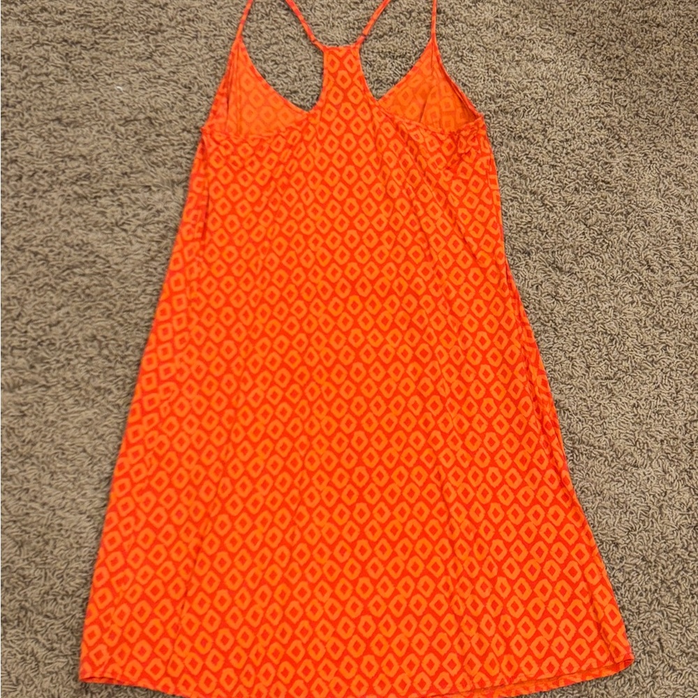 Old Navy Orange and Red Geometric Sundress - Picture 3 of 3